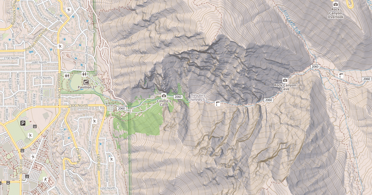 Map preview of Throulin's Chimney