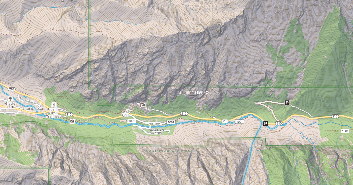 Map preview of Flippin' the Bird