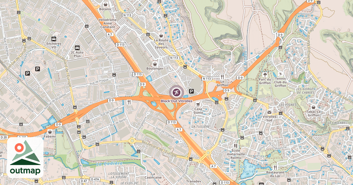 Map of Block'Out Vitrolles