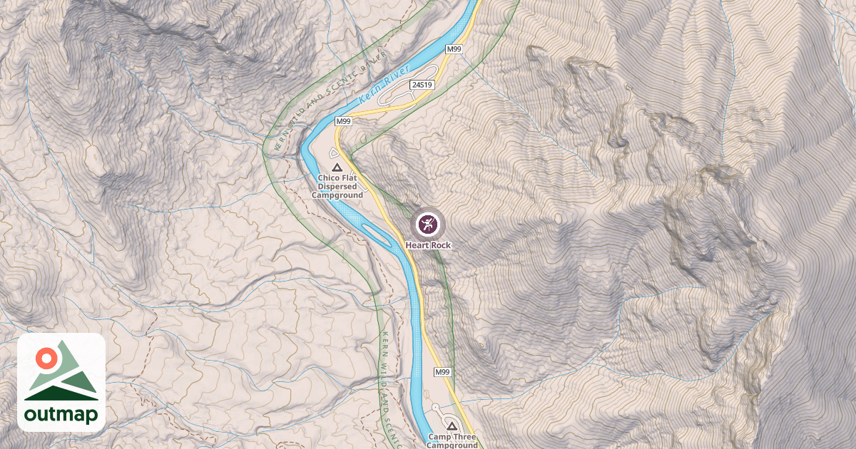 Map of Heart Rock