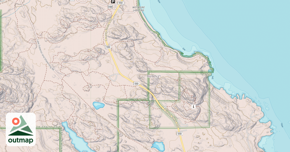 Map of Big Belly