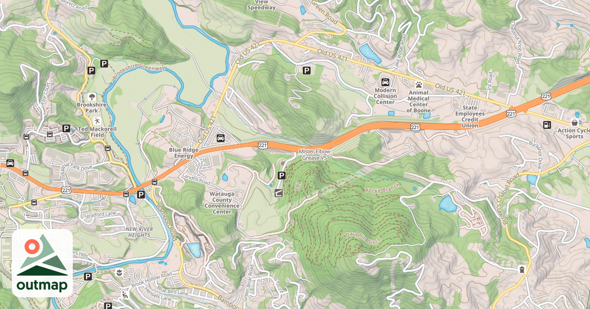 Map of Mister Elbow Grease