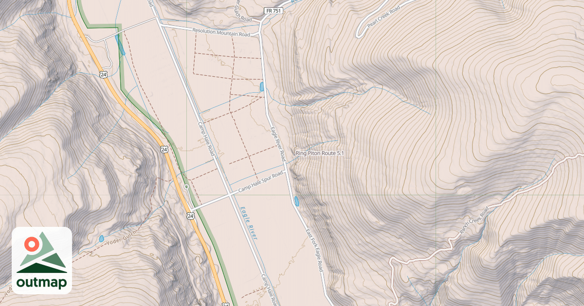 Map of Ring Piton Route