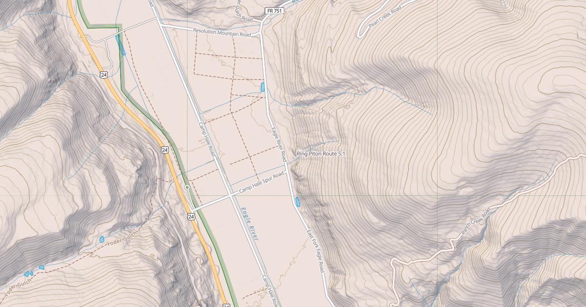 Map preview of Ring Piton Route