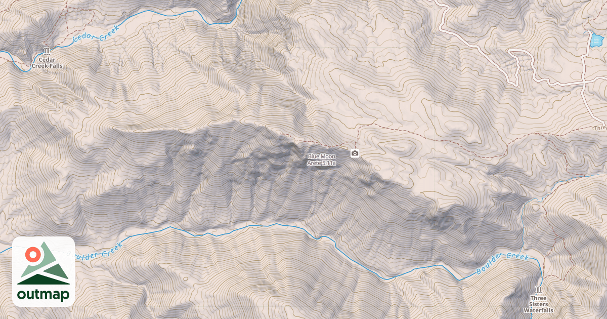 Map of Blue Moon Arete