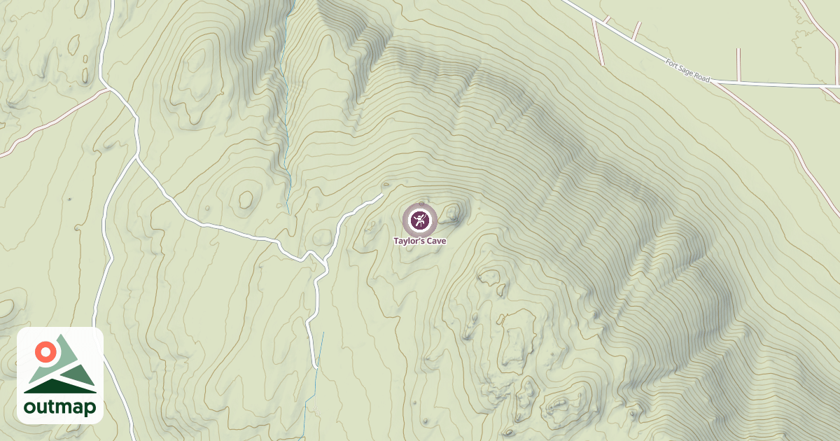 Map of Taylor's Cave
