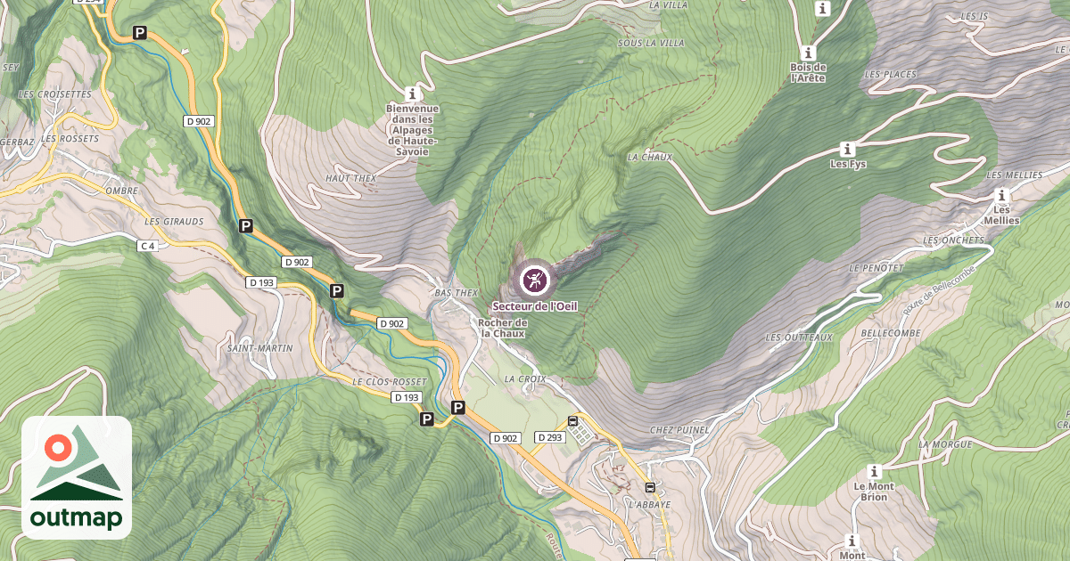 Map of Secteur de l'Oeil