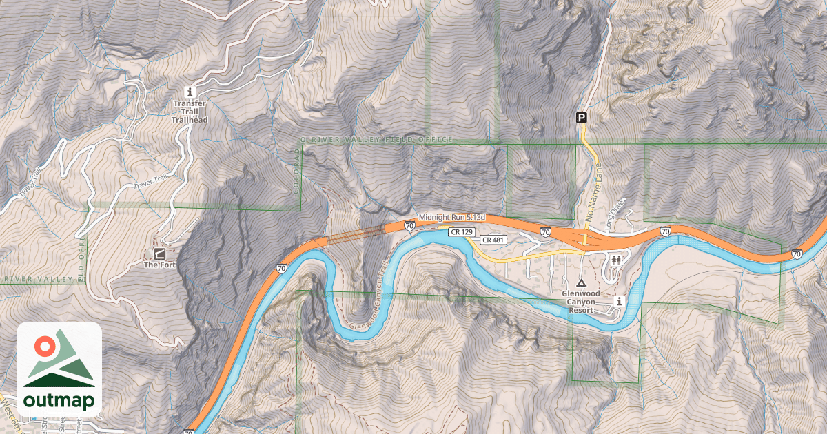 Map of Midnight Run