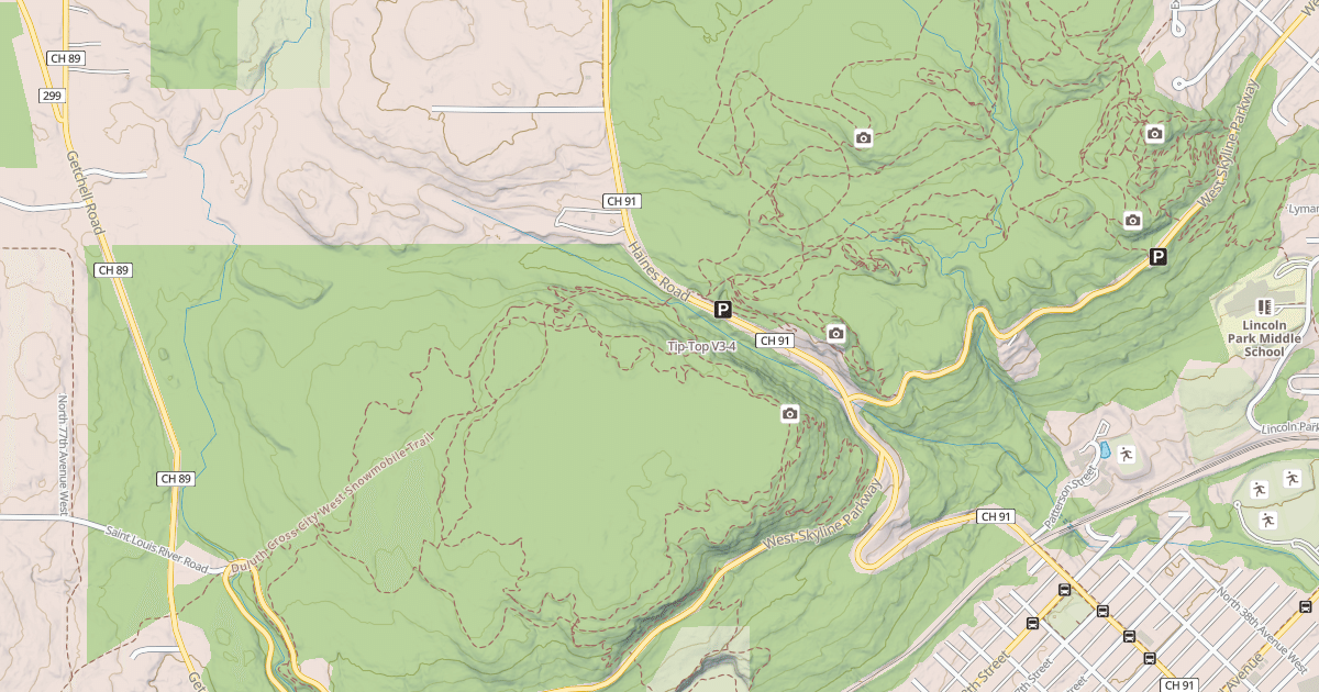 Map preview of Tip-Top
