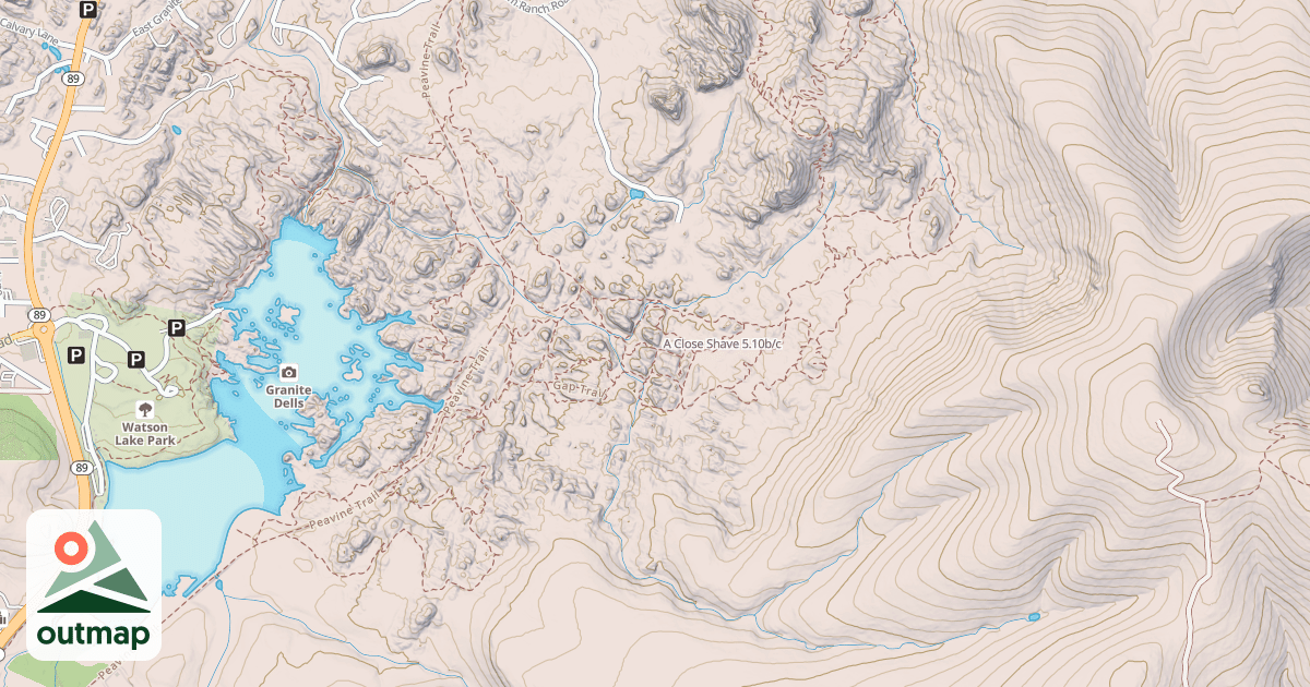 Map of A Close Shave