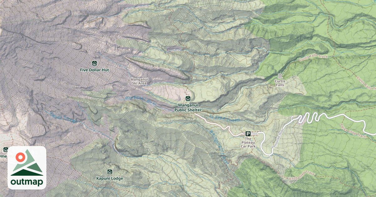 Map of Manganui Public Shelter