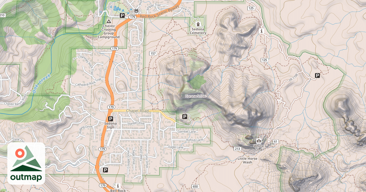 Map of Corona