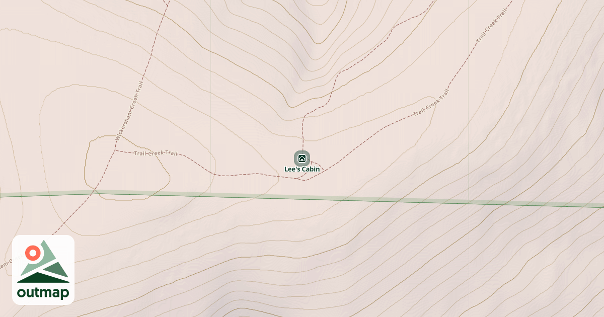 Map of Lee's Cabin