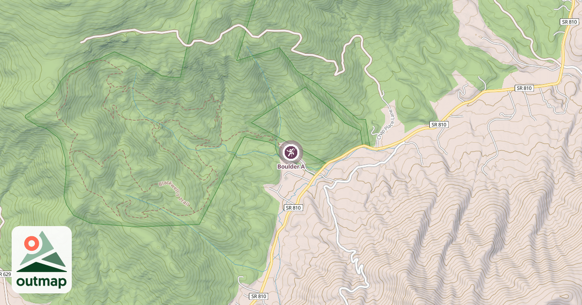 Map of Boulder A