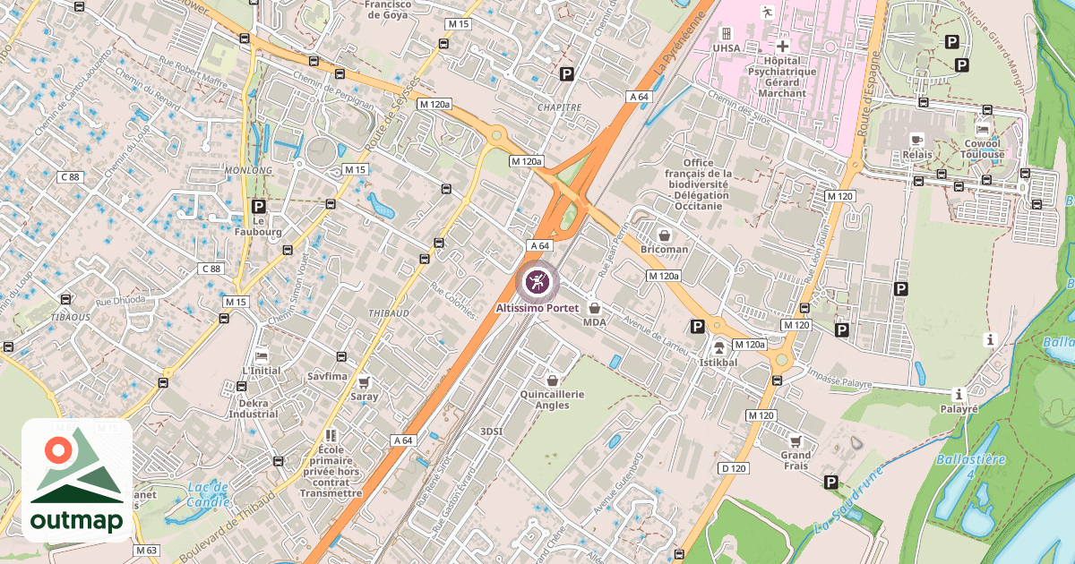 Map of Altissimo Portet
