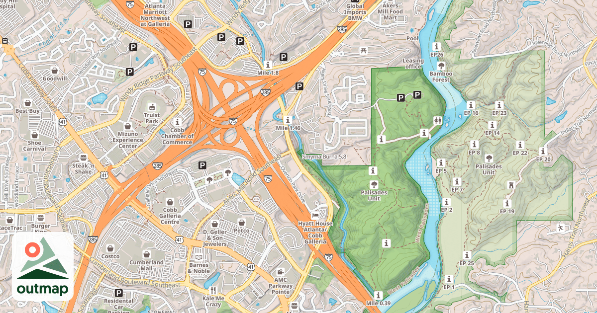 Map of Smyrna Burna