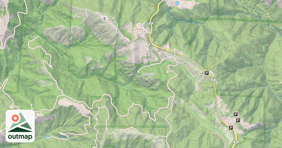 Map of Letter C