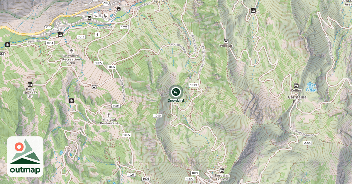 Map of Snowbird