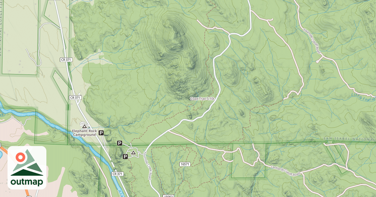 Map of Coax Trax