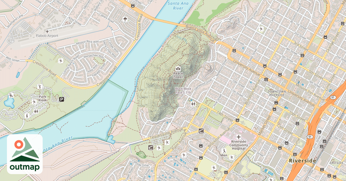 Map of Black Block Face