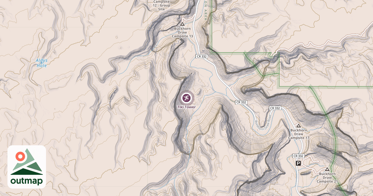 Map of Tiki Tower