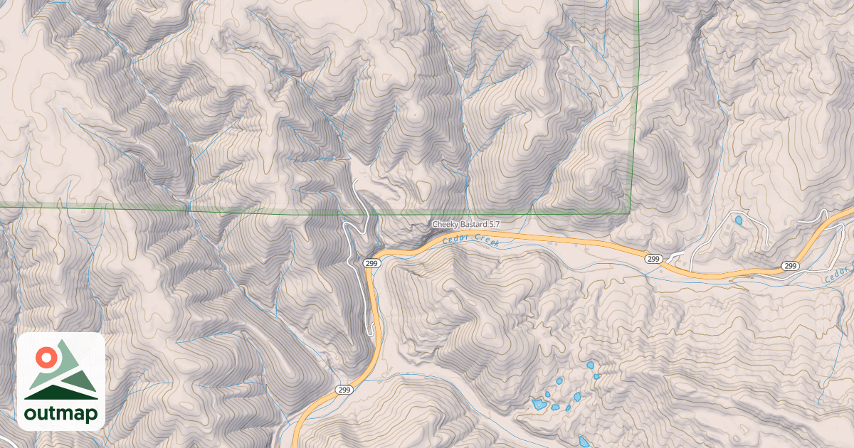 Map of Cheeky Bastard