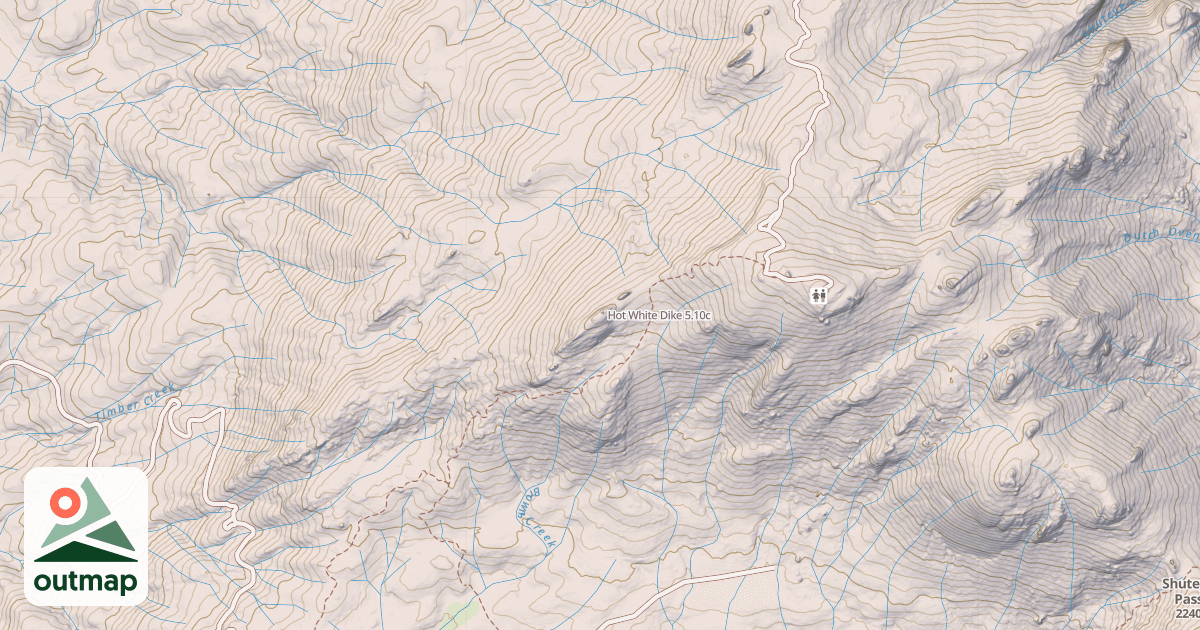 Map of Hot White Dike