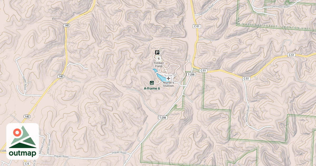 Map of A-frame 4