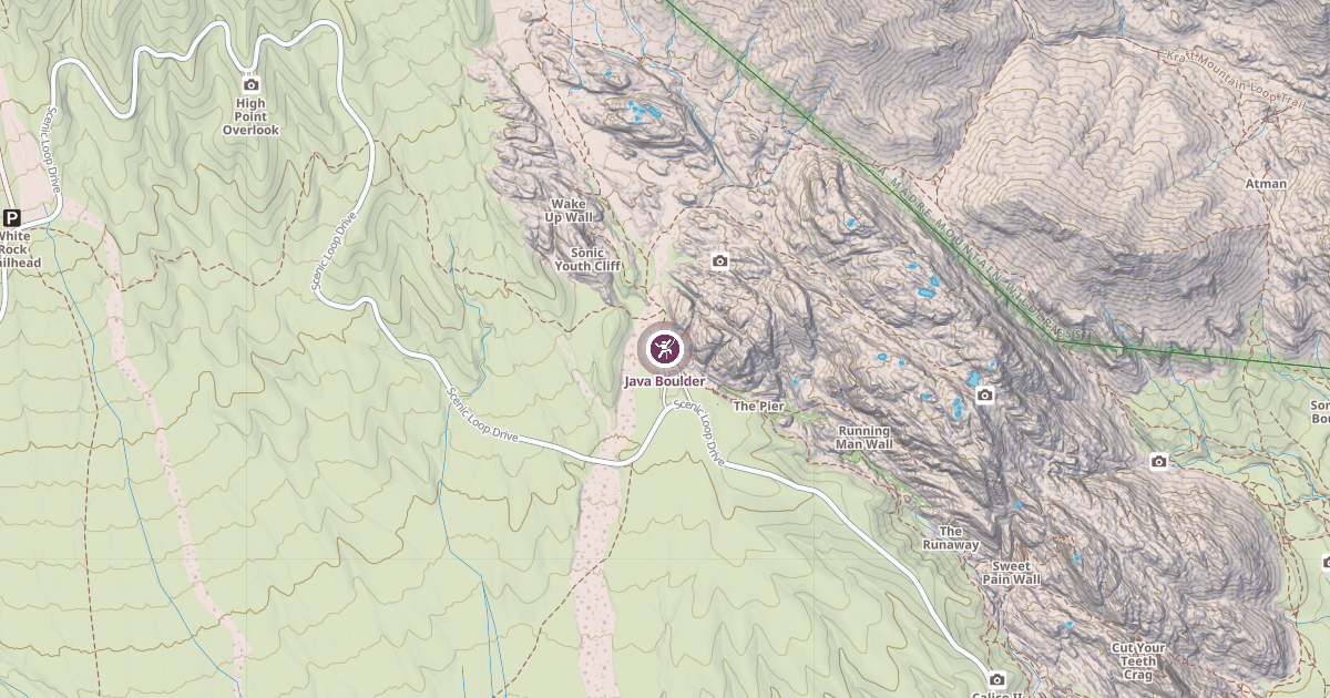 Map preview of Java Boulder