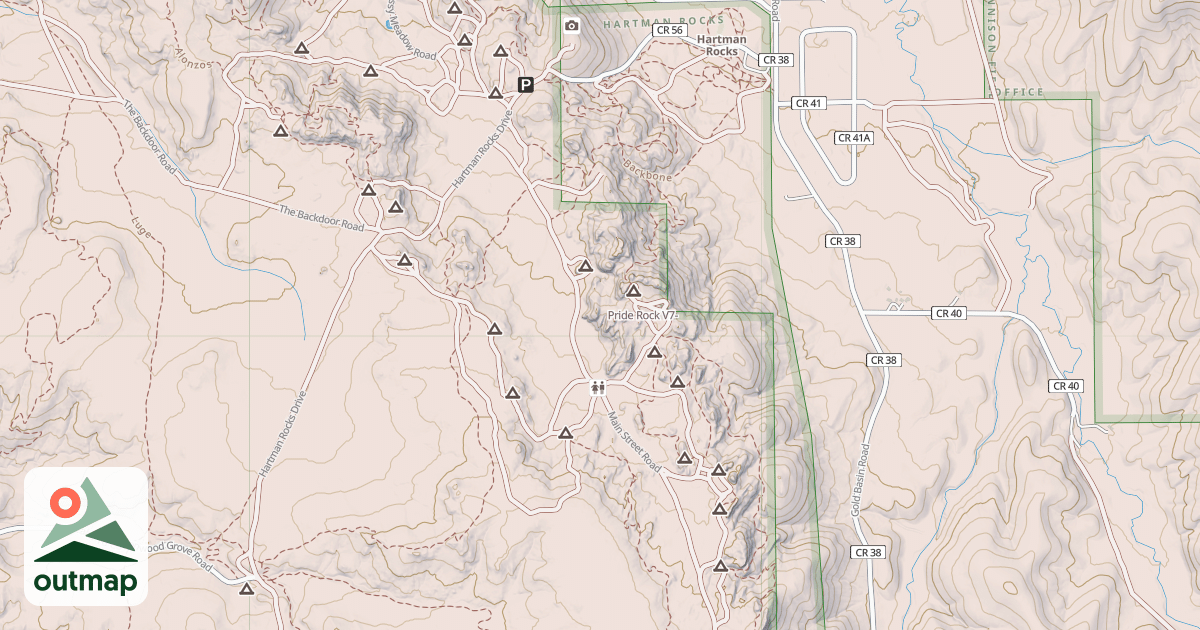 Map of Pride Rock