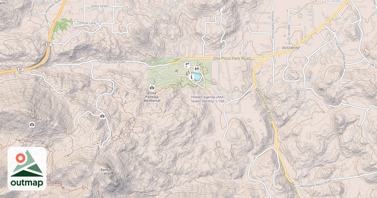 Map of Hidden Agenda (AKA Stolen Identity)