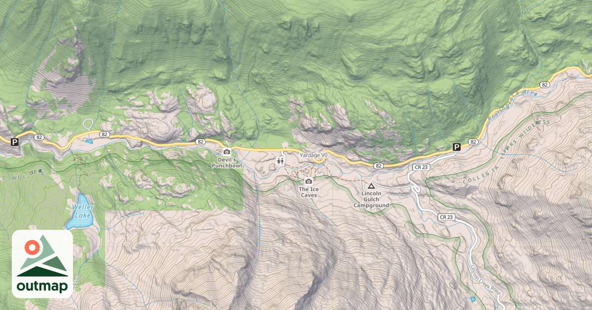 Map of Yardage