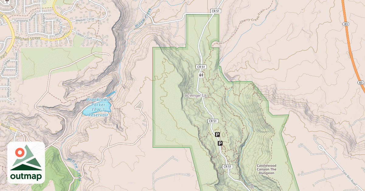 Map of BC Winger