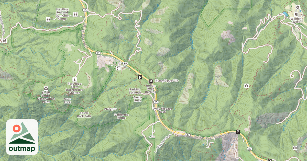 Map of Honey Dipper