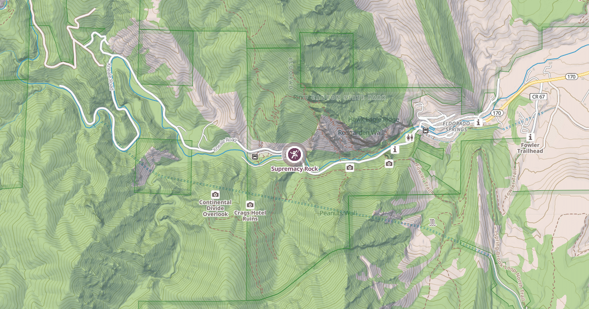 Map preview of Supremacy Rock