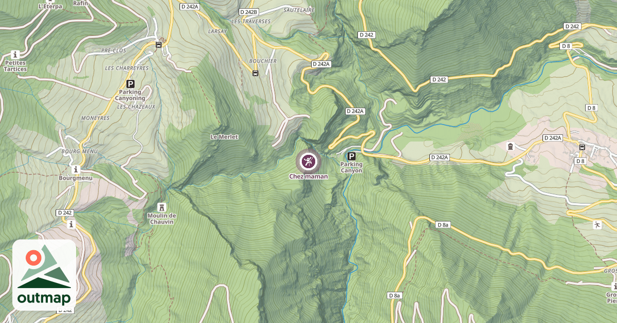 Map of Chez maman
