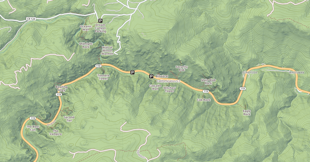 Map preview of Californication