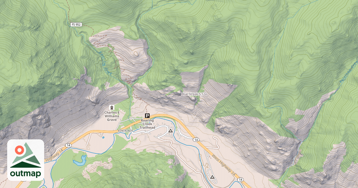 Map of Blue Streak