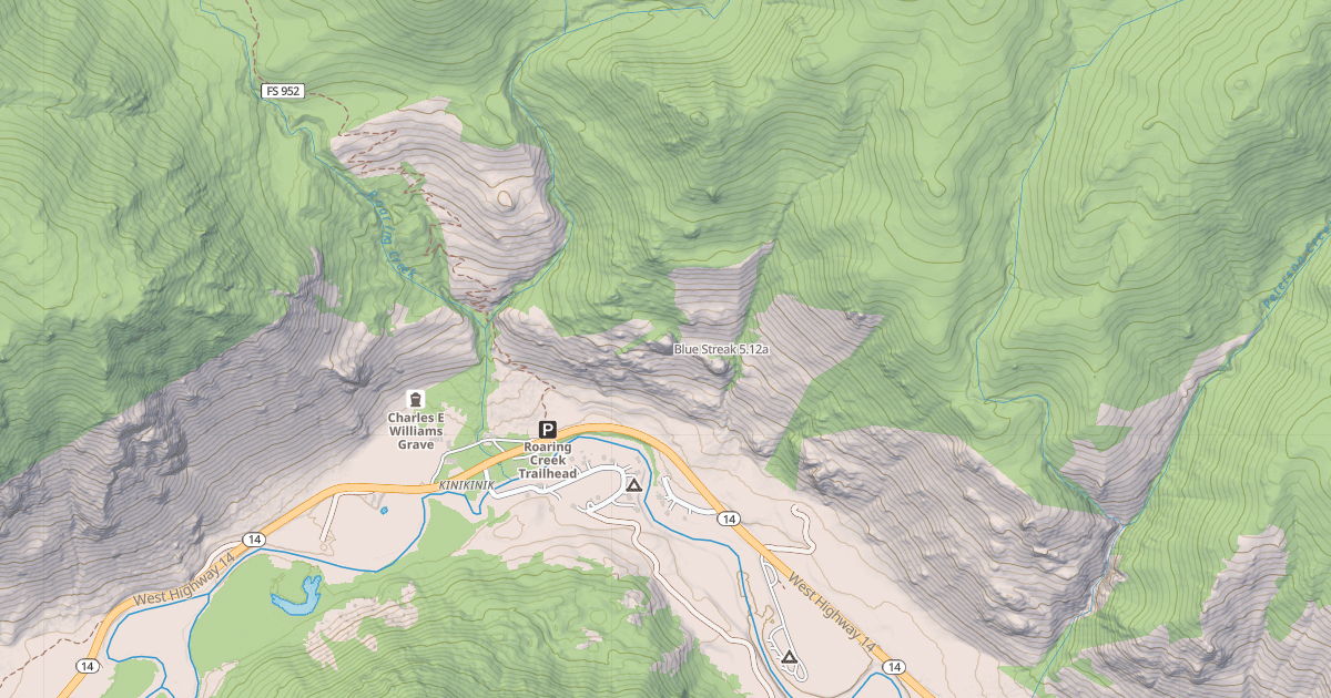 Map preview of Blue Streak