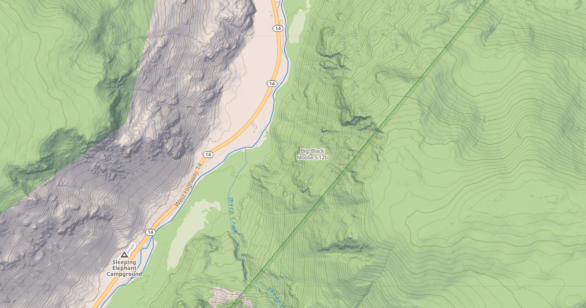 Map preview of Big, Black Moose