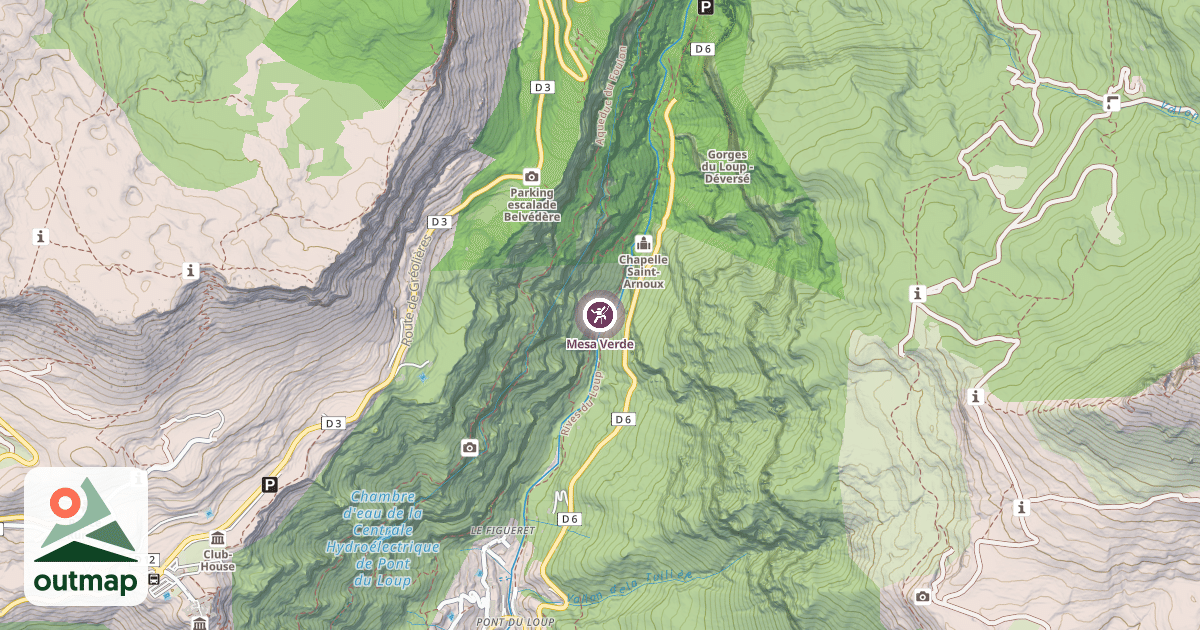 Map of Mesa Verde