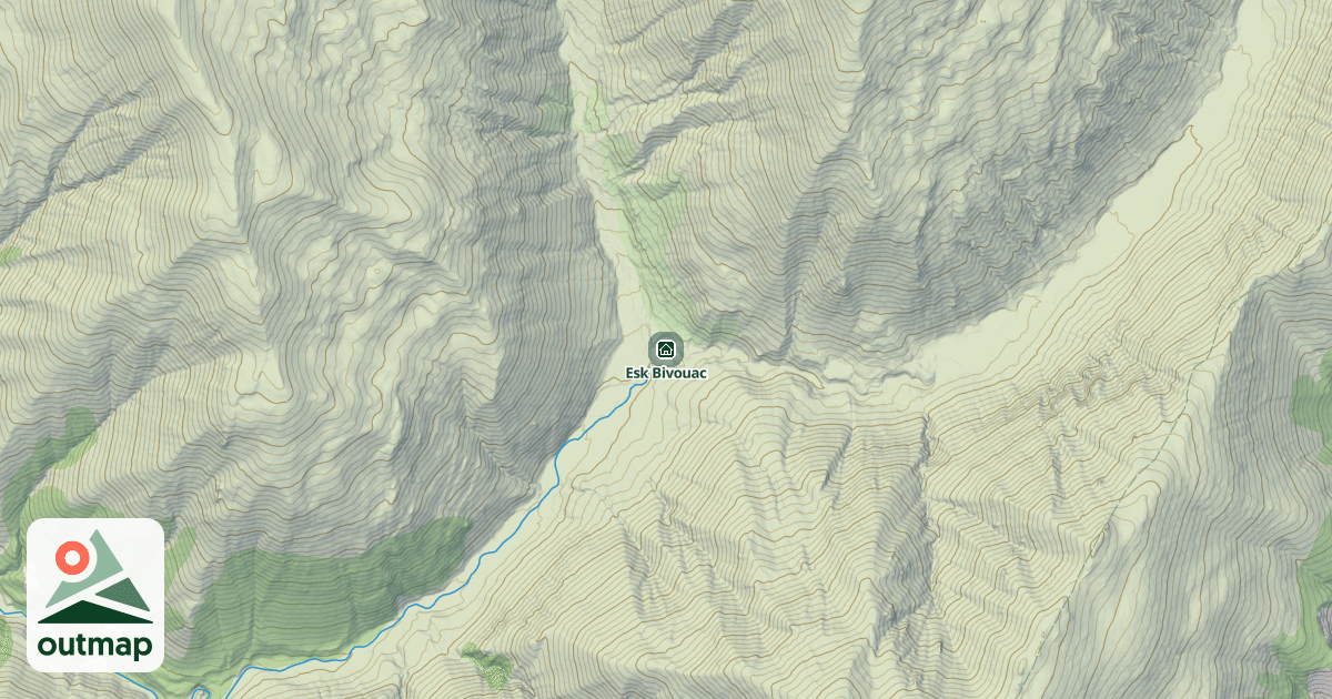 Map of Esk Bivouac