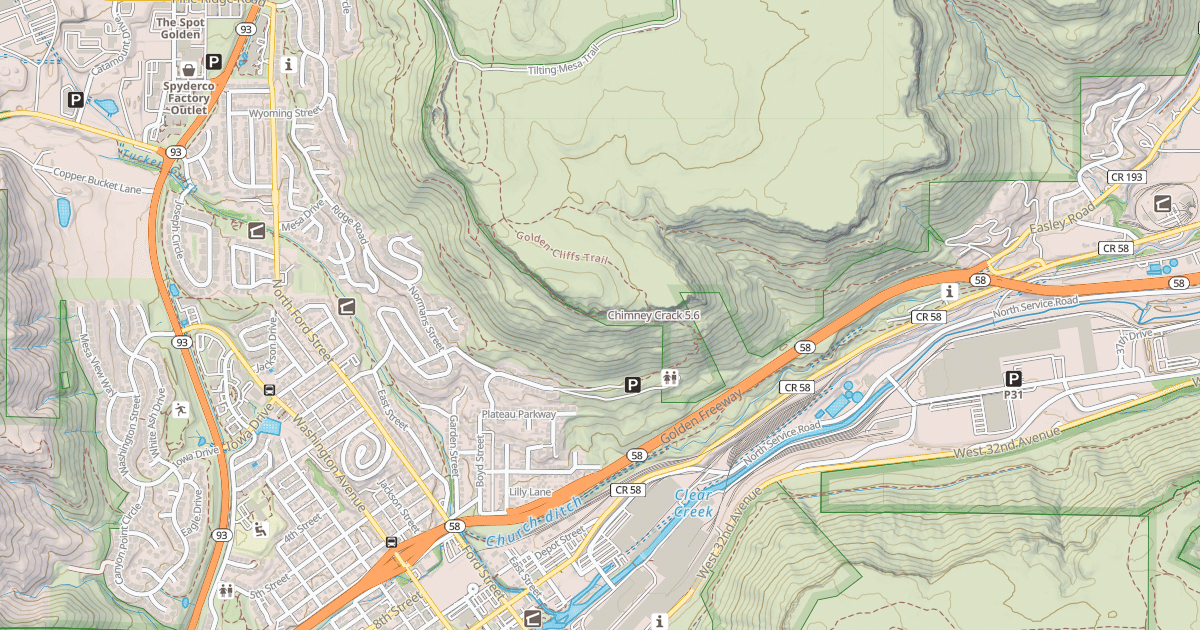 Map preview of Chimney Crack