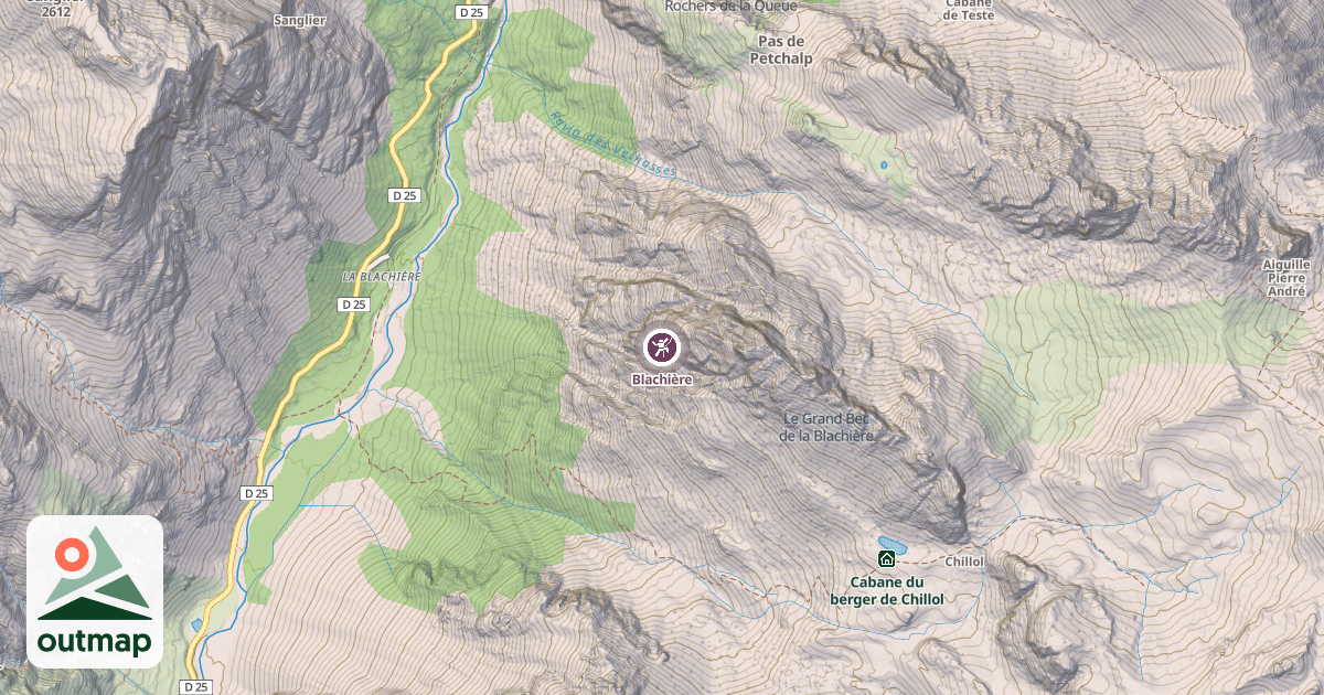Map of Blachière