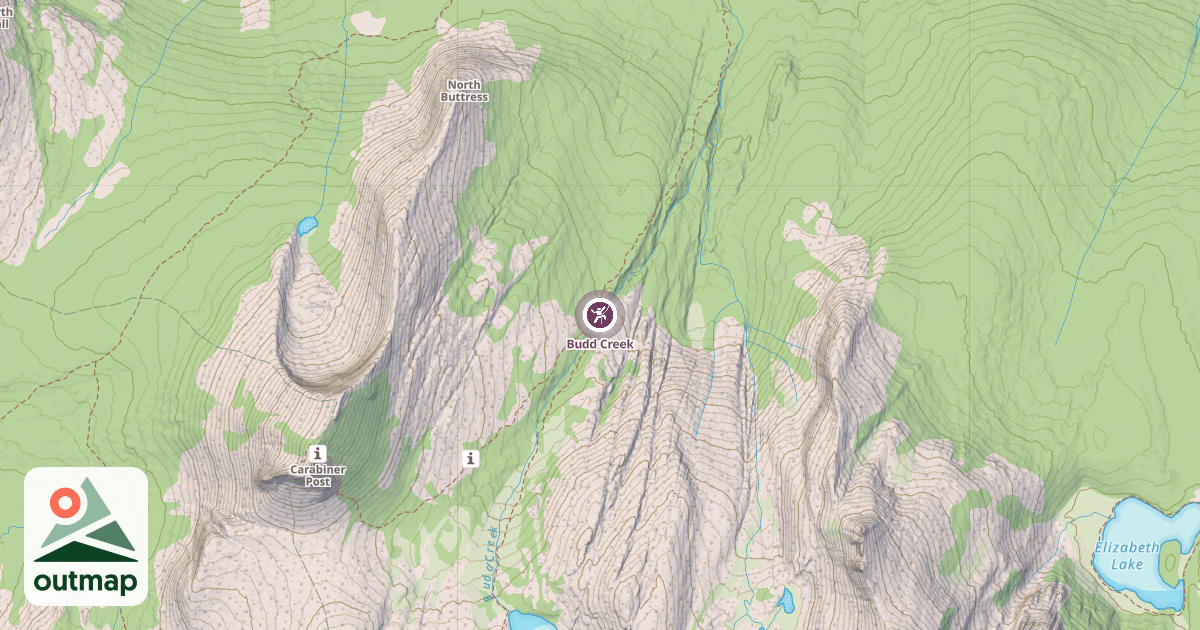 Map of Budd Creek