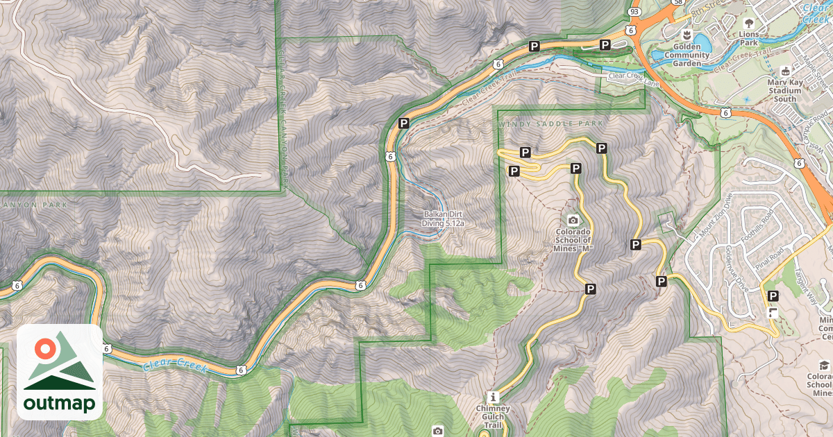 Map of Balkan Dirt Diving