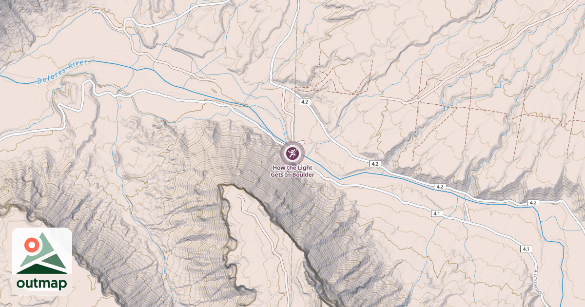 Map of How the Light Gets In Boulder