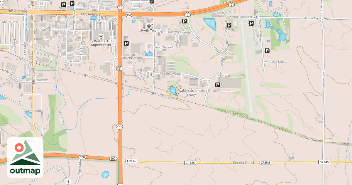 Map of Waldo’s Scramble
