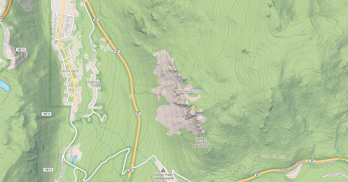 Map preview of Methadone