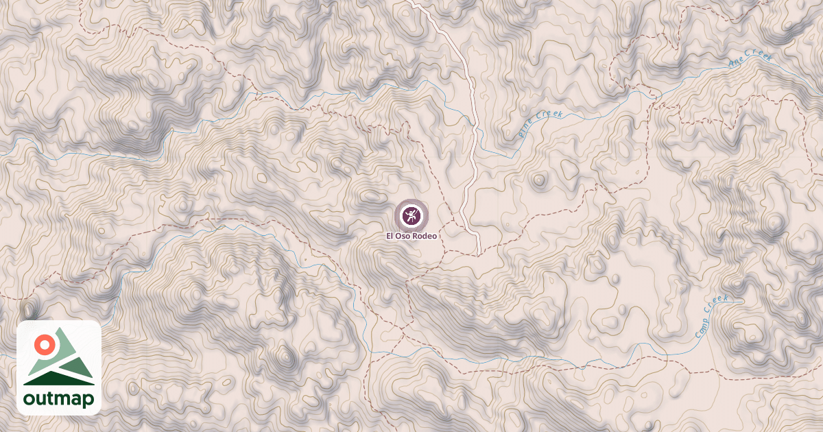 Map of El Oso Rodeo